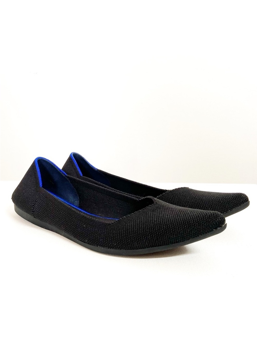 Rothy's Flats The Point Knit Ballet Black